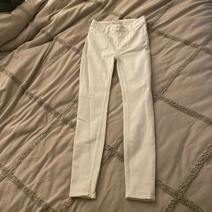 Free People White Skinny Jeans